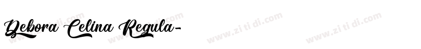 Debora Celina Regula字体转换